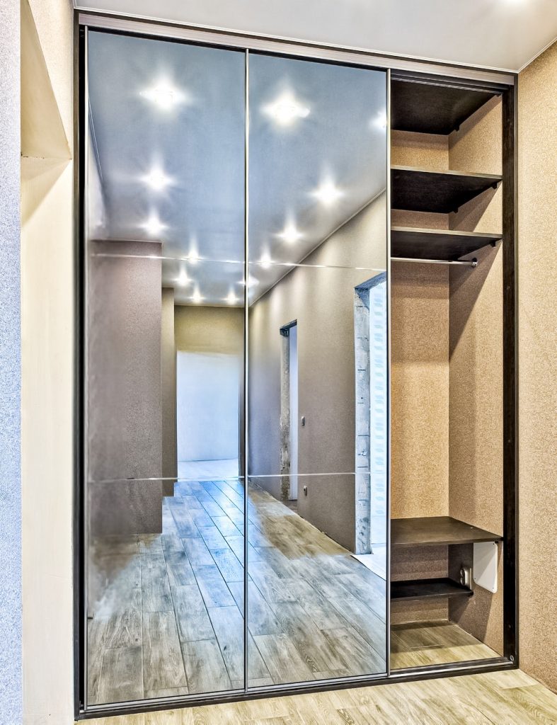 Зеркальный шкаф-купе в нишу «Модель 503».